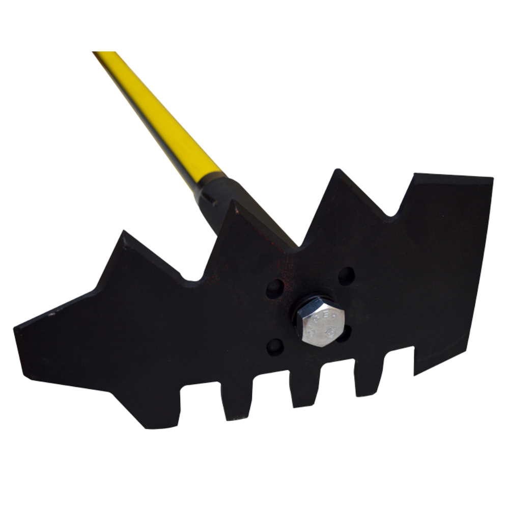 Derki kombinovane grabulje sa drškom od fiberglasa