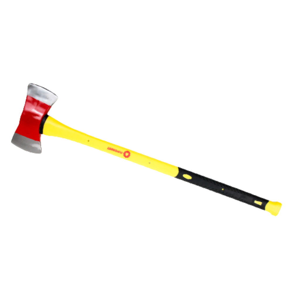 Destral doble tall amb mànec de fibra